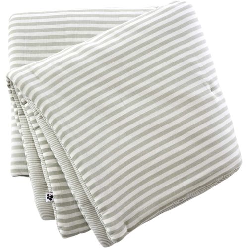 Couvertures Bout de lit 90 x 200 cm en gaze de coton Romie a rayure - Actome - Modalova
