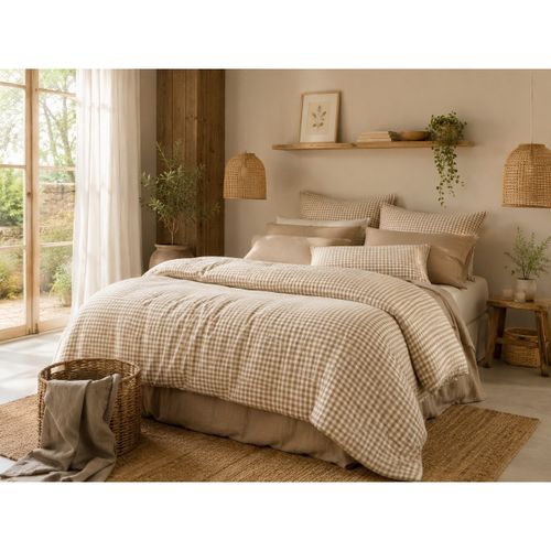Couvertures Bout de lit 90 x 200 cm en gaze de coton Vicky - Actome - Modalova