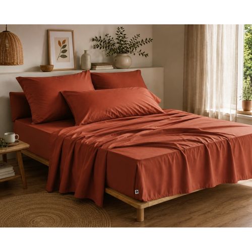 Draps housse Drap Housse percale de coton Perrine - Actome - Modalova