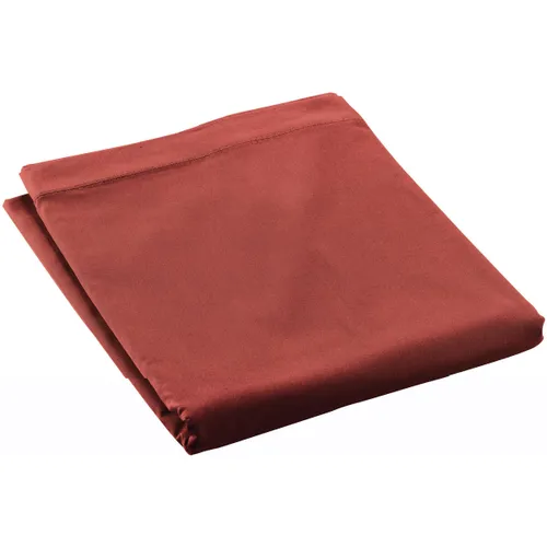Draps Drap plat en percale de coton Terracotta - U10 - Modalova