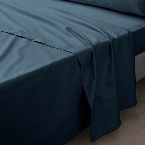 Draps Drap plat en percale de coton Terracotta - U10 - Modalova