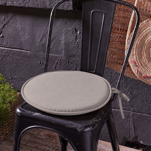 Galettes de chaise Galette ronde en polyester couleur uni - Stof - Modalova