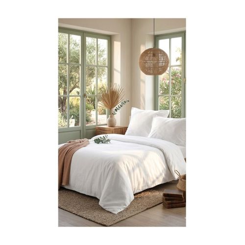 Housses de couettes Housse de couette en coton uni Edenne - Stof - Modalova