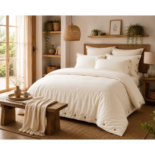 Housses de couettes Housse de couette en percale Perrine - Actome - Modalova