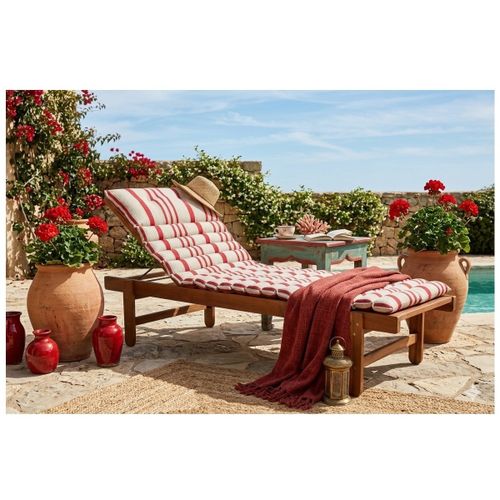 Transats Coussin de sol ou Bain de soleil Rayure - Stof - Modalova