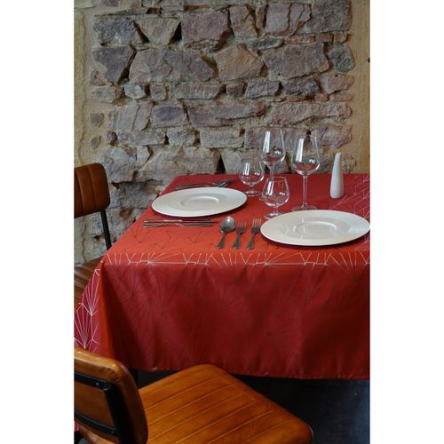 Serviettes de table Nappes, Sets de table Nappe 145x300cm Facette rouge - Actome - Modalova