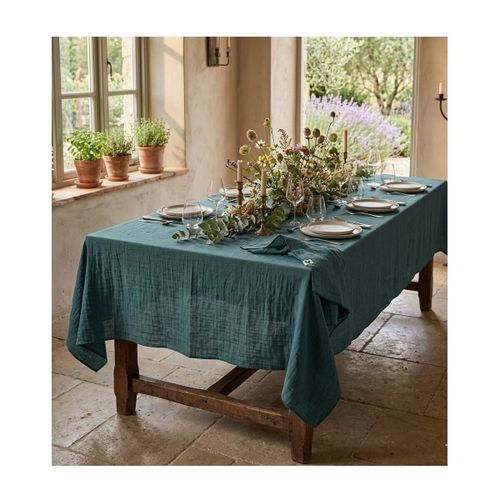 Serviettes de table Nappes, Sets de table Nappe rectangle en gaze de coton Gaia - Actome - Modalova