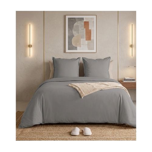 Parures de lit Parure de lit Collection Percale de coton Uni - Atmosphera - Modalova