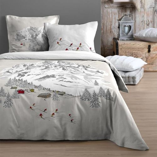 Housses de couettes Parure de lit en percale de coton Station Meribel - Stof - Modalova