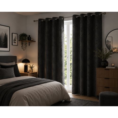 Rideaux, stores 1 Rideau en polyester 140 x 240 cm anthracite Dreamtime - U10 - Modalova