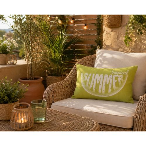 Coussins Coussin déhoussable Pacifique summer anis - U10 - Modalova