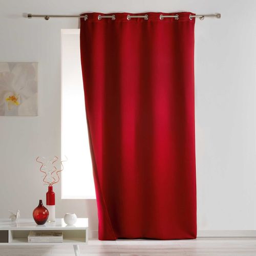 Rideaux, stores Rideau a oeillets 140x260 cm Covery Rouge - U10 - Modalova