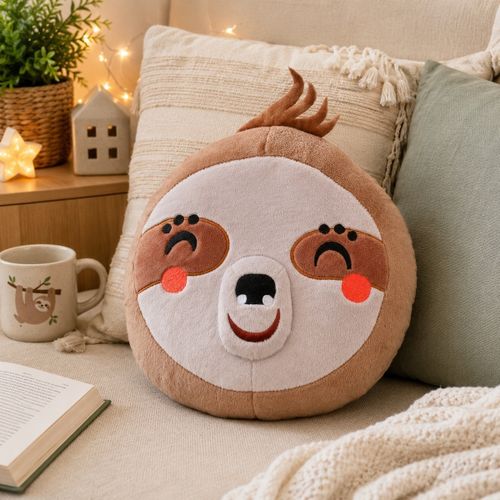 Coussins Coussin rond Peluche Paresseux 25 cm - U10 - Modalova