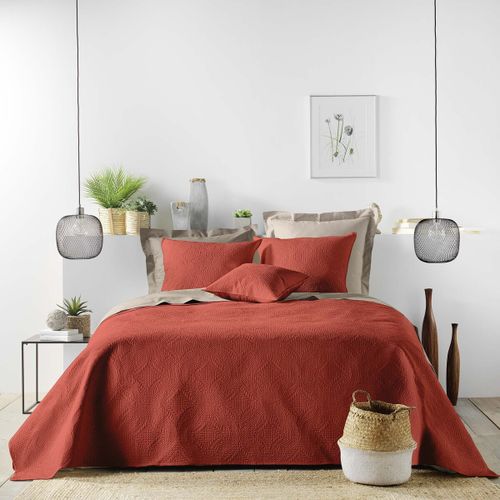 Parures de lit Couvre lit matelasse Romano terracotta - U10 - Modalova