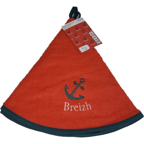Serviettes et gants de toilette Essuie mains torchon rond Ancre breizh - Doumie - Modalova