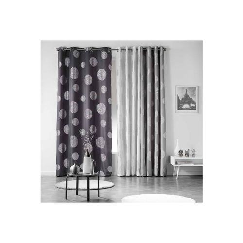 Rideaux, stores Rideau a oeillets Argent Artifice - U10 - Modalova