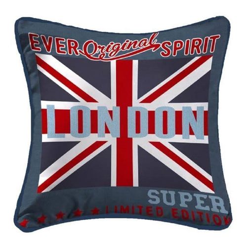 Housses de coussins Coussin Passepoil polyester imprime Modele Londres 40 x 40 cm - U10 - Modalova