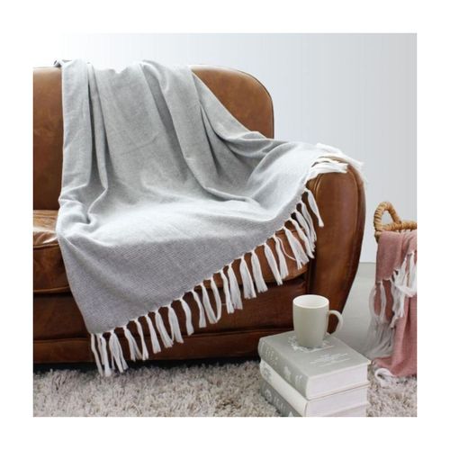 Plaids, jetés Plaid ou jeté de canapé jacquard Doby - Decostars - Modalova