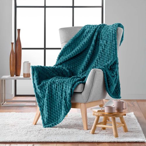 Plaids, jetés Plaid flanelle relief Mini Breetzy - U10 - Modalova