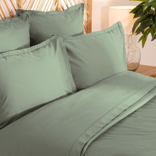 Taies d'oreillers, traversins Taie d'oreiller en percale de coton uni Harmonie - Atmosphera - Modalova