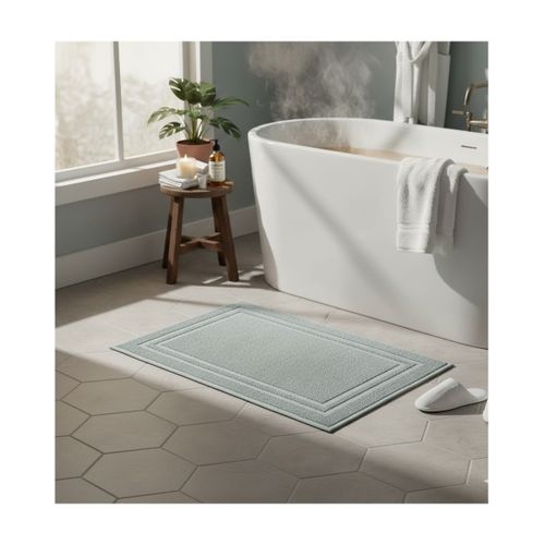 Tapis de bain Tapis de bain en coton Lilas - Stof - Modalova