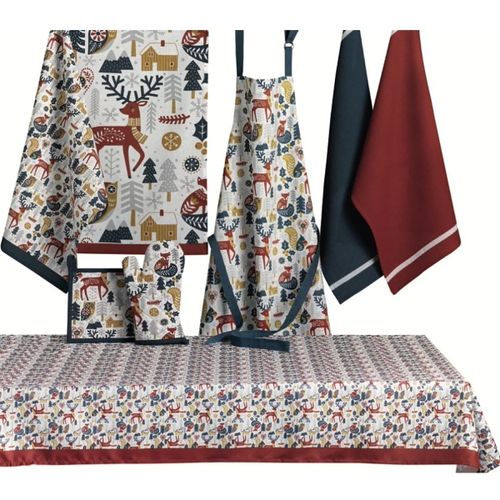 Torchons Lot de 2 torchons Animaux d hiver - Doumie - Modalova