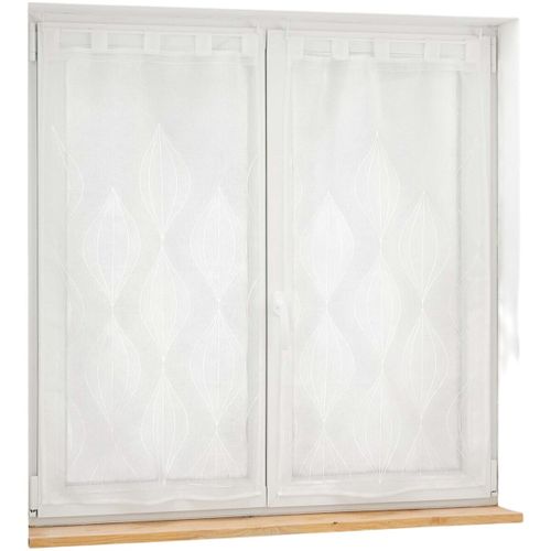 Voilages Paire de voilages voile sable Galacte - U10 - Modalova