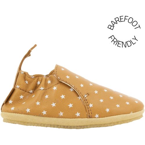Chaussons bébé Chaussons Doudou Star Sheep Nappa Mini Star Camel-White - Bonton - Modalova