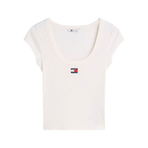 T-shirt Dw0dw22793 Slim Rib Badge - Tommy Jeans - Modalova