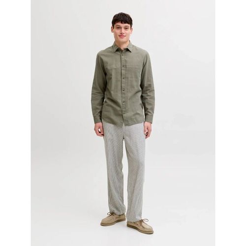 Chemise 12289174 SUMMER LINEN-DUSTY OLIVE - Jack & Jones - Modalova