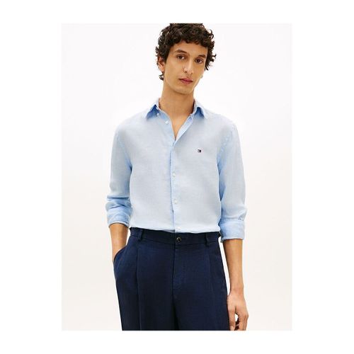 Chemise MW0MW41530 PGMNT DYED-C1O BREEY BLUE - Tommy Hilfiger - Modalova