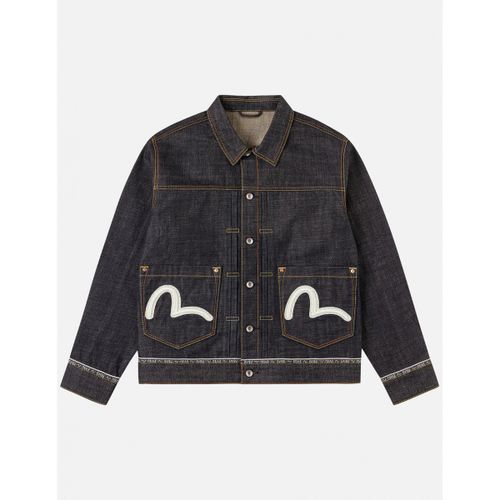Veste 2ESHTM6DJ1001 HT LOGO SELVEDGE DENIM JAC-INDX RAW INDIGO - Evisu - Modalova