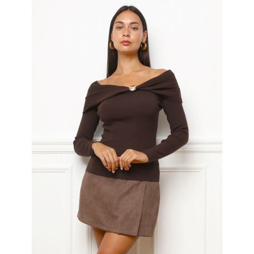 Blouses Tops, t-shirts - Marron - La Modeuse - Modalova