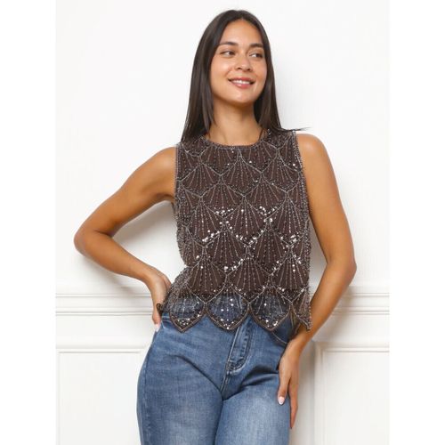 Blouses Tops, t-shirts - Marron - La Modeuse - Modalova