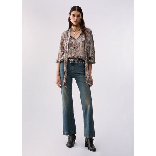Jeans Jean flare avec boutons bijoux - Liu Jo - Modalova