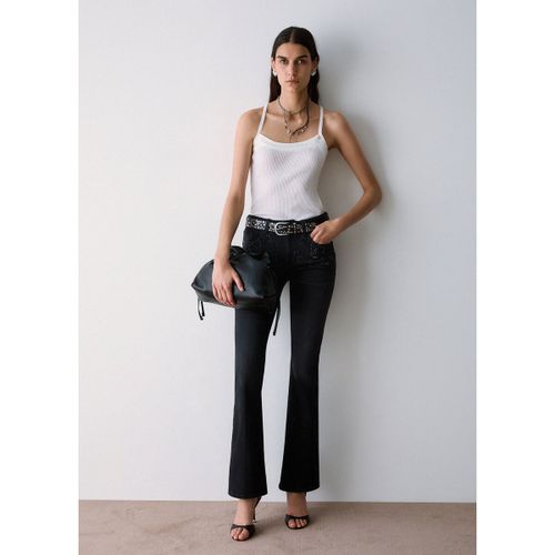 Jeans Jean bootcut avec strass - Liu Jo - Modalova