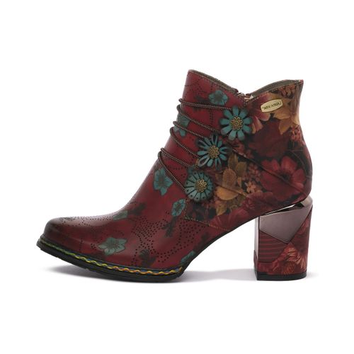 Chaussures escarpins 21 MAEVAO GRENAT - Laura Vita - Modalova