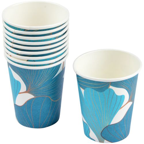 Décorations festives 10 gobelets en carton 23 CL Gincko - U10 - Modalova