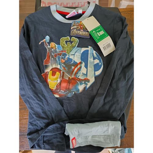 Ensembles de pyjama Leboncoin Pyjama long Avengers 8 ans bleu - U10 - Modalova