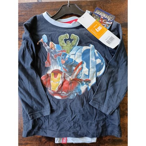 Ensembles de pyjama Leboncoin Pyjama long Avengers 4 ans bleu - U10 - Modalova