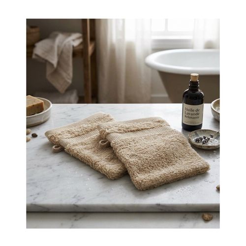 Serviettes et gants de toilette Lot de 2 gants de toilette Collection Elegante - U10 - Modalova
