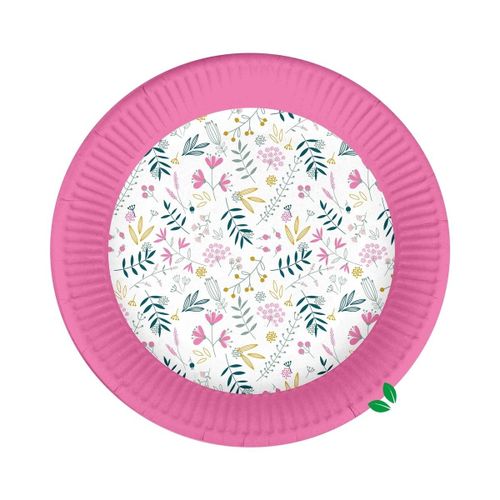Set de table Set de 10 assiettes en carton 23 cm Joyeux printemps - U10 - Modalova