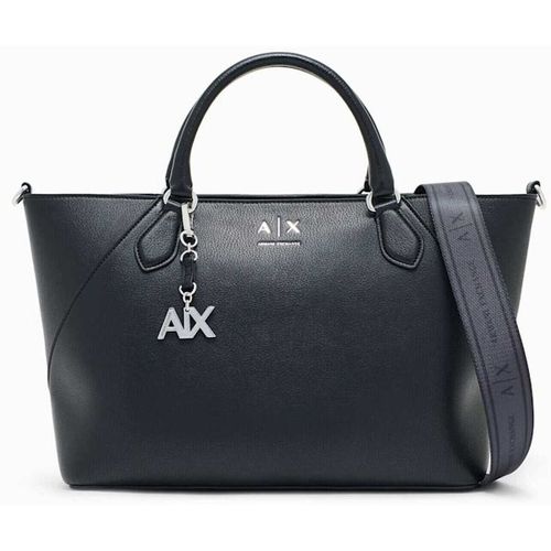 Cabas Sac shopping avec breloque - Armani Exchange - Modalova