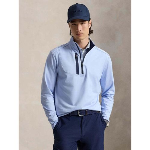 Sweat-shirt Pull camionneur RLX stretch bleu - Ralph Lauren - Modalova