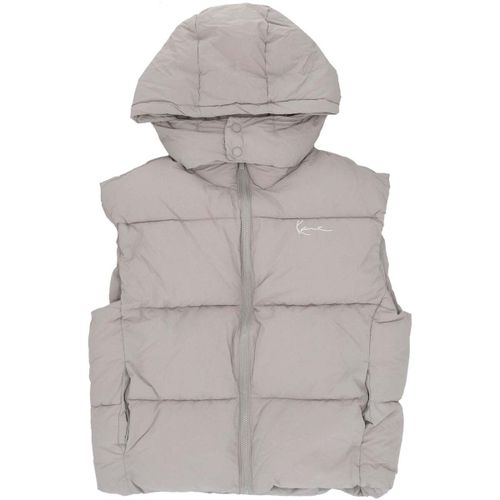 Gilets de costume Piumino Smanicato Uomo Small Signature Puffer Vest Light Grey - Karl Kani - Modalova