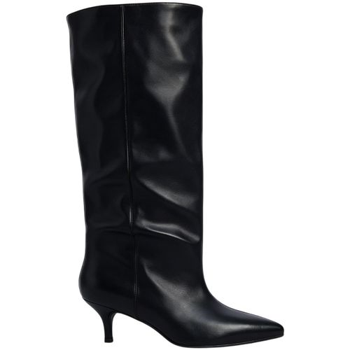 Bottes Bottes bout pointu à talon kitten - noir - Vera Collection - Modalova