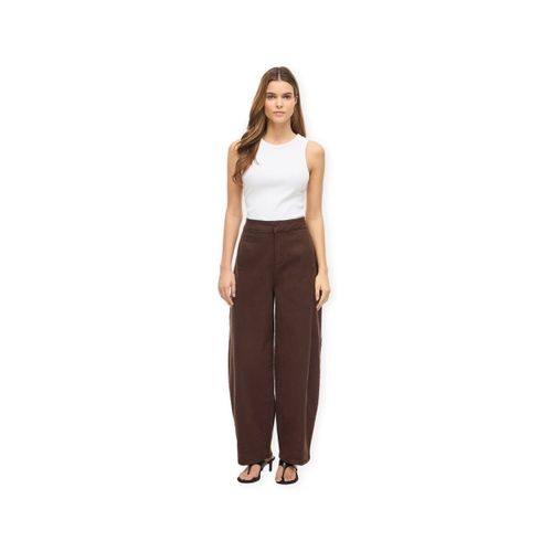 Pantalon Chia Barrel Trousers - Coffee Bean - Vila - Modalova