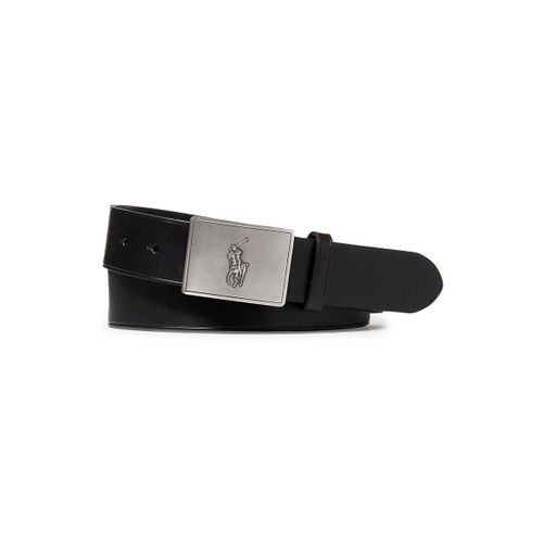 Ceinture Pony Plaque Leather Courroie - Polo Ralph Lauren - Modalova