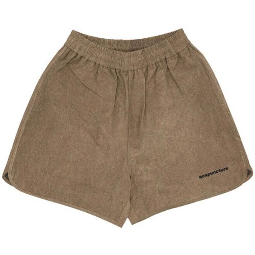 Short Pantalone Corto Uomo Acu Stretch Shorts Khaki - Acupuncture - Modalova