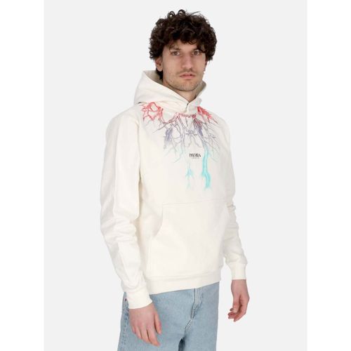Sweatshirts à capuche Felpa Cappuccio Uomo Bicolor Lightning Print Hoodie White - Phobia - Modalova